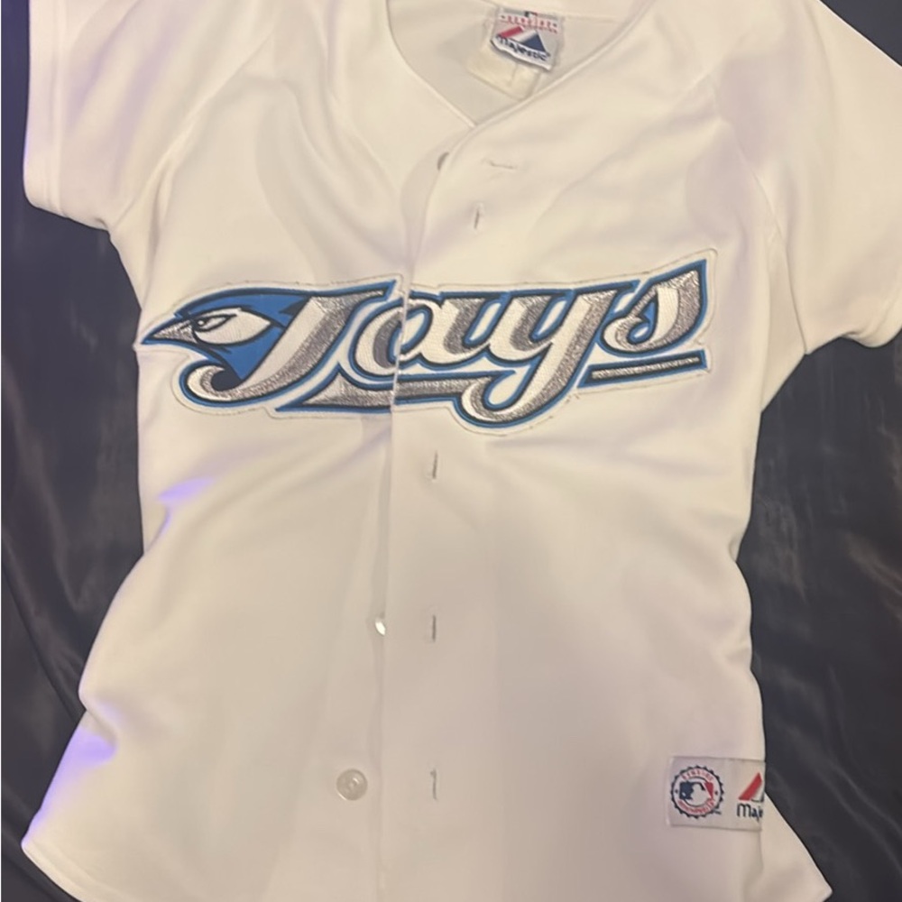 Majestic authentic merch White Blue Jays Shirt